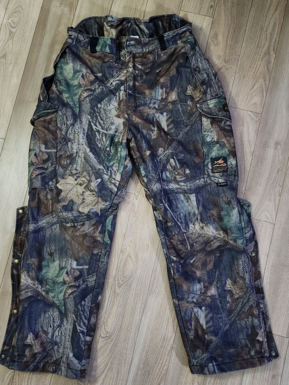 Sportchief Aquatex Insulated & Padded Rear Camo Cargo Hunting Pants / Large/Used